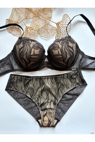 Комплект на тонком поролоне с кружевом Balaloum 9474